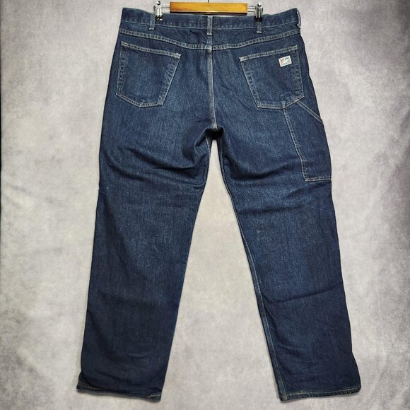 Tyndale FR Jeans Mens 38x33 Blue Arc Rated Flame Resistant Workwear USA Denim - Picture 3 of 16